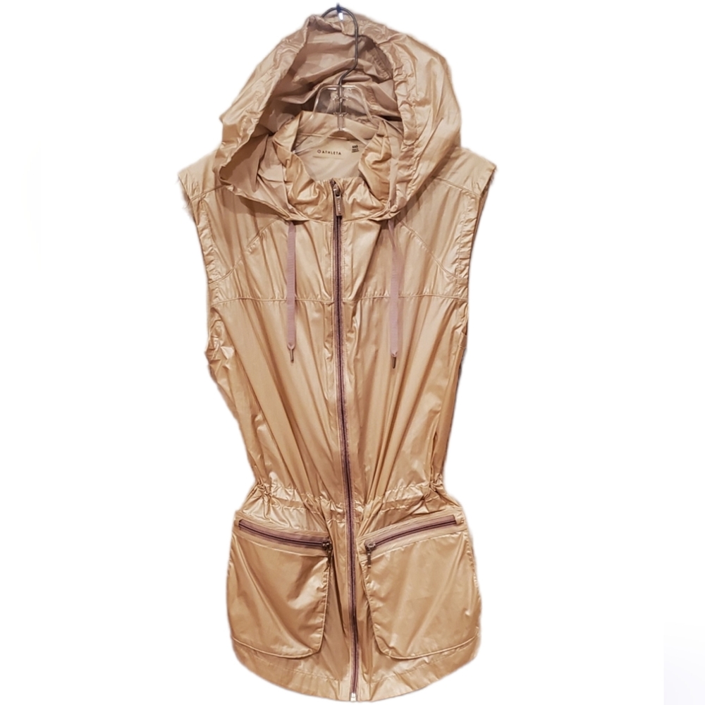 ✨️ATHLETA Blush windbreaker hooded vest✨️